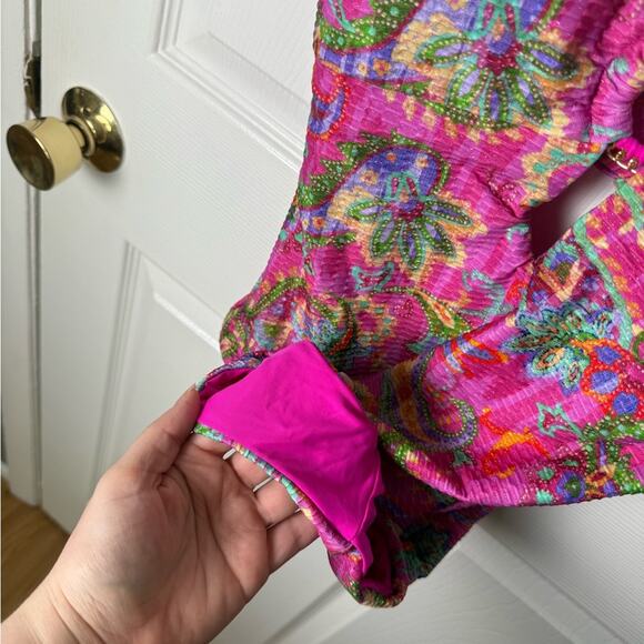 Becca Polynesia Pink One Piece Swimsuit L - Picture 5 of 10